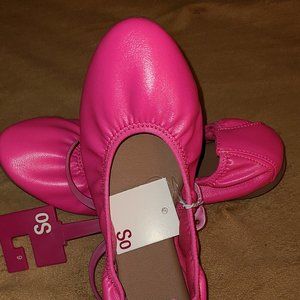 SO Women Pink Flats